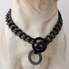 Dog Chain Collar Stainless Steel Cuban Link 10-19mm Multi-color For S m l Dogs