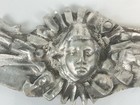 Don Drumm Abstract Wall Hanging 1974 Face Rectangle 15 X 6 Sunburst Face Vintage