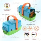 3-in-1 Automatic Bubble Machine With 8000  Colorful Bubbles For Kids Parties