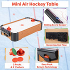 Mini Air Hockey Tabletop Game - 22-inch Battery-operated With Puck   Paddles