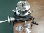 6  Horizontal   Vertical Rotary Table W  Adapter   3-jaw Chuck  in-tsl6-c5