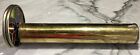 Stained Glass Double Wheeled Brass Kaleidoscope Signed Janice Chesnick