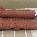 Kate Quinn Quilt Bamboo  Circle Stitch Burgundy Crib Baby Blanket Nwt
