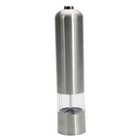 Pair Of Electric Salt   Pepper Mill Grinder Stainless Automatic Set W  Led Light