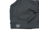 Kandi Kouture Dancewear Top Sports Bra Dance Black Bow Teen Large Tl 8 9 New Tag