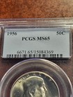 1956 Franklin Silver Half Dollar  Pcgs Ms 65  Philadelphia      Inv03    G155