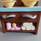2008 Fisher-price  loving Family  Dollhouse Bathroom Double Vanity Furniture