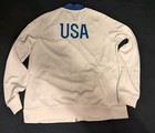 Nike Usa Soccer Track Jacket White Blue Men s Size L World Cup Vintage