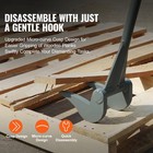 Pallet Buster Deck Wrecker Pallet Tool Pry Bar 50-inch Handle 2000 Lbs