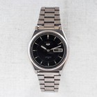 Vintage Seiko 5 Automatic Men s Watch   Black Dial 7009-8760 English spanish Day