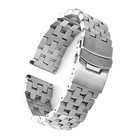 20 22 24mm Width Watch Band Strap Bracelet Link Solid Watchband Replacement-
