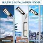 2pack 2000w Commercial Solar Street Light Led Bright Outdoor Dusk To Dawn Lamp