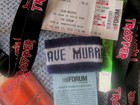 Iron Maiden  Dave Murray Wristband  Book Of Souls Tour 2016 Ticket Passes More 