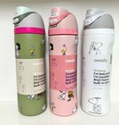 New Owala Cute Snoopy Tumbler Sport Insulated Water Bottle Flip Lock 24 Oz Gifts