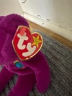 Ty Beanie Babies Millennium Bear Plush Toy - Purple