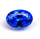 Natural 10 Ct   Ceylon Blue Sapphire Flawless Oval Cut Certified Loose Gemstone