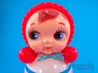 Vintage 1960s Japanese Celluloid Roly-poly Doll Soviet-style Nevalyashka Wobbly