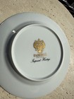 Faberge Imperial Heritage Cobalt Blue Dinner Enameled Plate 24k Gold