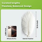 10 Pcs 1214 Inch Natural White Ostrich Feathers Bulk Wedding Party Decor Diy
