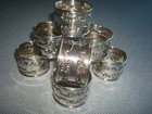 Gorham  Strasbourg Sterling Silver   Napkin Rings Set Of 8    1150   Excellent 