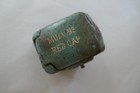 Antique Mullins Red Cap Cast Iron Trailer Toy
