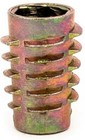 E-z Lok 5 16-18 Die Cast Zinc Alloy Hex-drive Threaded Insert For Wood  10 Pcs 
