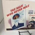 The Man Who Never Was Original 1956 Title Lobby Card Clifton Webb -11x14