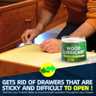 Wood Wax  6 Oz Paste Wax  Smooths Sticking Drawers And Doors