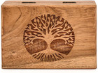 Jewelry Boxes Spiritual Tree Of Life Wooden Box     Black Finish Acacia Jewelry Ho