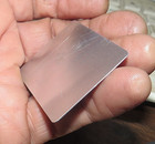 Canyon Diablo Meteorite Display Label  Aluminum