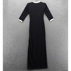 Adidas Originals Womens Black 3 Stripe Maxi Dress V Neck Adicolor Xs New