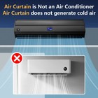 Awoco Fm3509-blk 36  Black Elegant Air Curtain 120v 2 Speeds Ul Certified