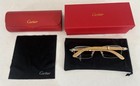 Cartier Eyeglasses Wooden Frame