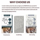 Organic Cotton Moisturizing Hand Gloves  6 Pairs  White  6pair  White 