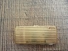 Vintage Maybelline Mascara W brush In Brass   Gold Tone Metal Case   rare