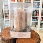 Luminara Sugared Birch Pillar Candle 3 5x6 5 Pearl Ivory Real Flame Effect Htf