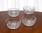 Godinger Candy Bowls Dish - Dublin Collection  Set Of 4 16oz  Clear 