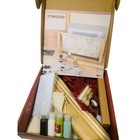 Kiwico Craft Kit Stenciled Book Holder Open Box Ages 14  Part mmag-f1794
