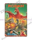 1956 Rodan Horror Movie Poster Metal Tin Sign Inspirational Wall Art