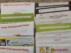 Huge Lot Vintage 1970s Photo Negatives  50 Envelopes Disney Kids Men Girls Cars
