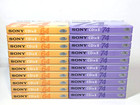    sealed Lot Of 20   sony Cdix Cdix Ii 64 74 Type Ii High Position Cassette Tapes