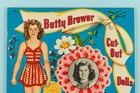 Vintage Original 1942 Whitman Betty Brewer Paper Doll  1016 Uncut Hilda Miloche