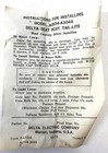 Nos Vintage Delta Seat Post Tail-lite Bicycle Light A-1834 Delta White