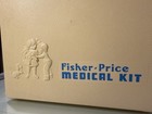 Vintage 1977 Fisher-price Medical Kit For Kids Ivory Case Doctors Set Excellent