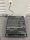 Yamaha Emx 5000-12 Powered Mixer With 12 Channel Microphones And Cables
