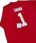 Nick Saban Hand Signed Jersey Autographed Beckett
