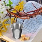 6 Pcs Stainless Steel Communion Cup Travel Convenient Communions