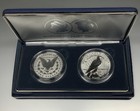 2025 Morgan And Peace Dollar Reverse Proof Two-coin Set New Limited  in Hand 