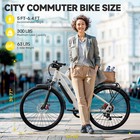 New Tst Electric Bike 1100w Peak Long Range 60miles 7-speed City Electric Bike
