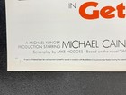 Get Carter 1971 Original 1 Sheet Poster Michael Caine Britt Ekland Crime Classic